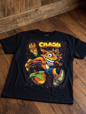 Crash Bandicoot Neon Graphic shirt